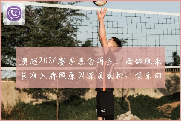 澳超2026赛季悬念再生：西部联未获准入牌照原因深度剖析，俱乐部官方回应与未来出路前瞻